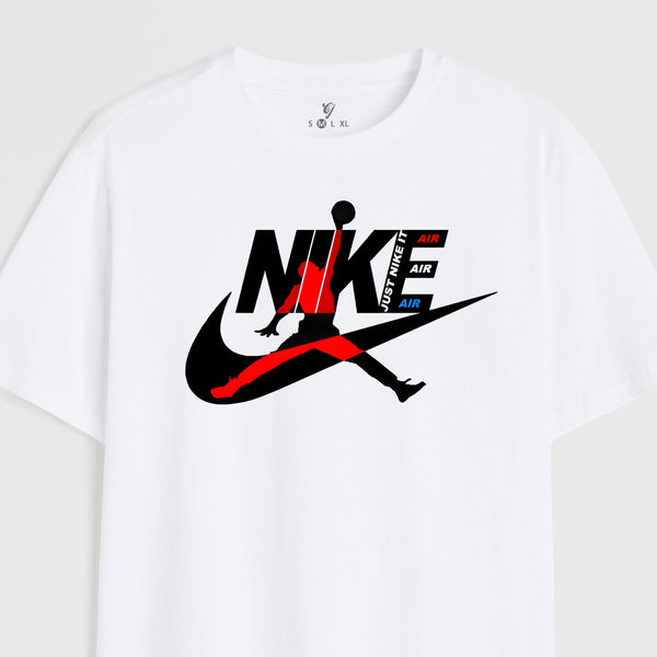 black and red nike t shirt