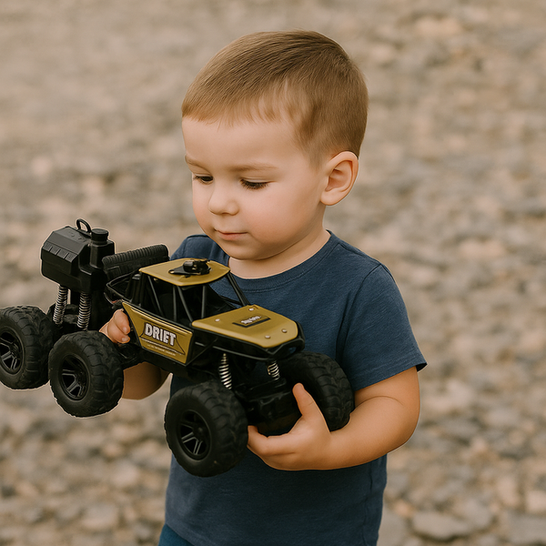 Drift Pioneer – 118 Scale 6-Wheel Spray Rock Crawler RC Car