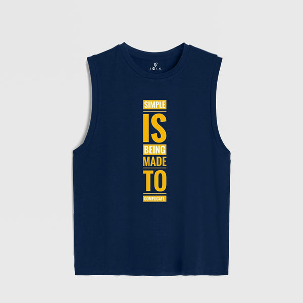 Simple is being made to complicate Tank Top - 01