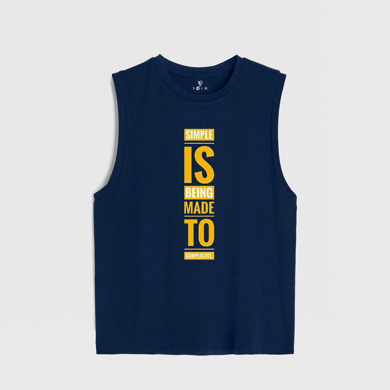 Simple is being made to complicate Tank Top - 01