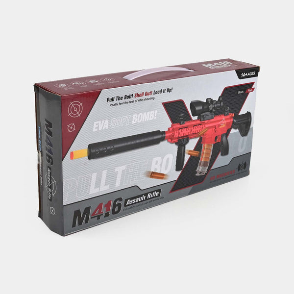 ELECTRIC MEGA NERF BLASTER + SOFT DART TOY