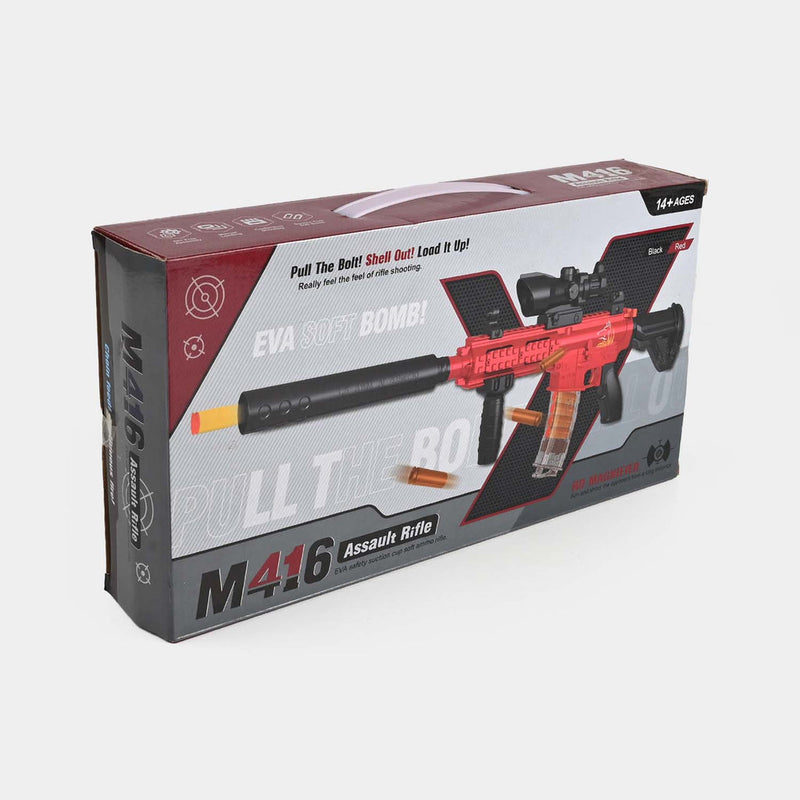 ELECTRIC MEGA NERF BLASTER + SOFT DART TOY