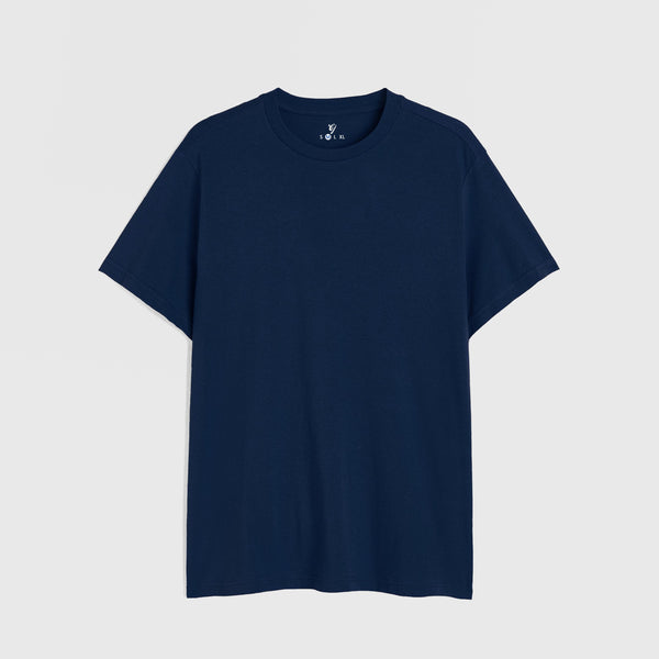 Plain Navy Blue Tee